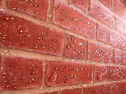 Hydrastop Pro, impermeabilizzanti, protettivo, facciate, mattone faccia a vista, effetto goccia