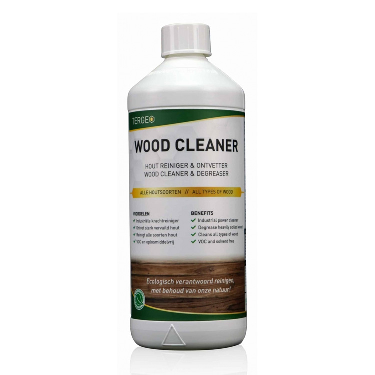 Detergente, pulitore per legno, smacchiatore, legno trattato, legno non trattato