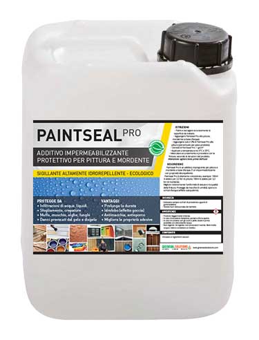 Paintseal Pro - additivo impermeabilizzante pittura, idrorepellente, pittura, mordente
