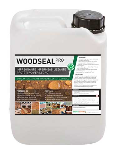 Woodseal Pro, impregnante impermeabilizzante legno, idrorepellente, legno